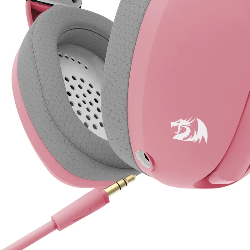 Redragon IRE Pro Ultra-Light Wireless Gaming Headset (Pink-Gray) (H848PK)