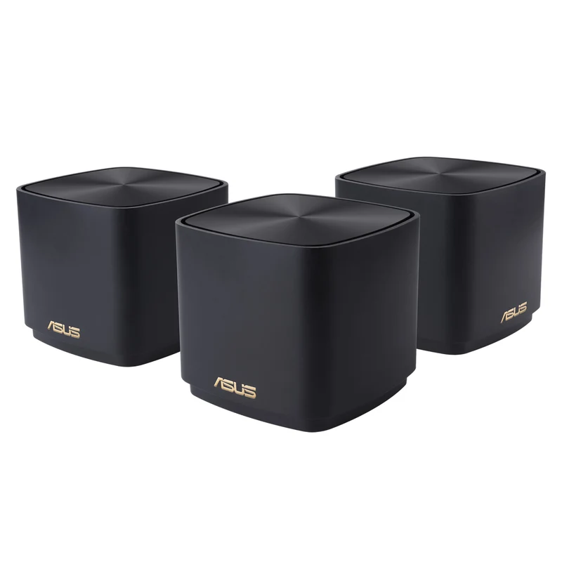 Asus Zenwifi XD4S AX1800 Dual-Band Mesh WiFi 6 Router (3-Pack) (Black)