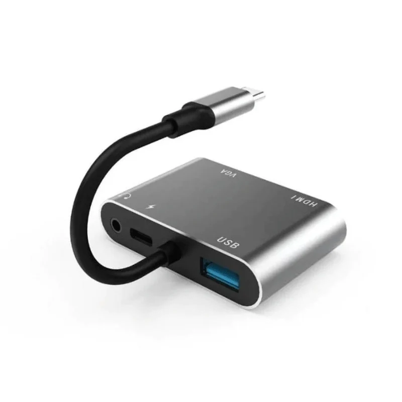 Airsky USB-C To HDTV To Hub Adapter 5 In 1 (HC-11)