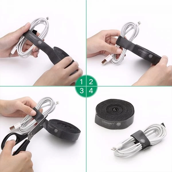 UGreen Cable Organizer - 5m (Black) (LP124/40356)