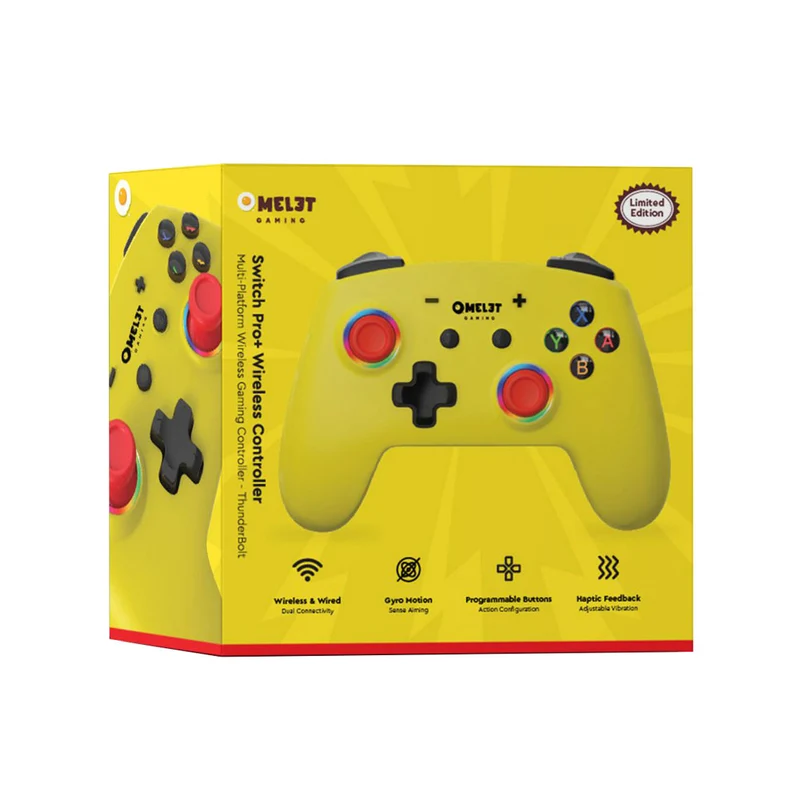 Omelet NSW Gaming Pro+ Wireless Gaming Controller With USB-C Cable For Switch And PC (Thunderbolt)
