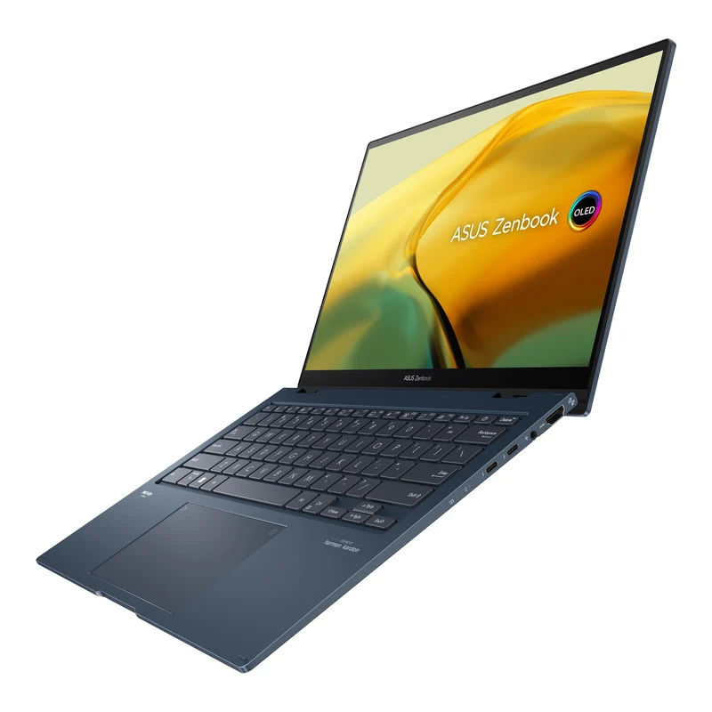 Asus Zenbook 14 Flip OLED UP3404VA-KN119WS Laptop (Ponder Blue) | 14" 2.8K OLED | I5-1340P | 512GB SSD | 16GB RAM | IRIS XE | Windows 11 Home | MS Office Home & StudenT 2021 | Asus Sleeve | Stylus Pen