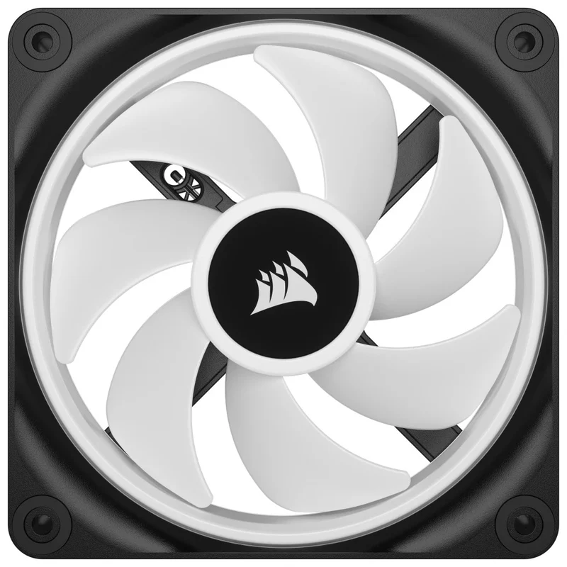Corsair iCUE Link QX120 RGB 120mm PWM PC Fans Starter Kit With iCUE Link System Hub (Black) (Triple Pack)