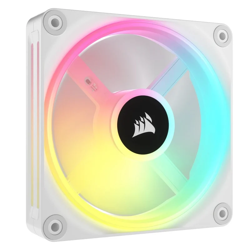 Corsair iCUE Link QX120 RGB 120mm PWM PC Fan Expansion Kit (White) (Single Pack)