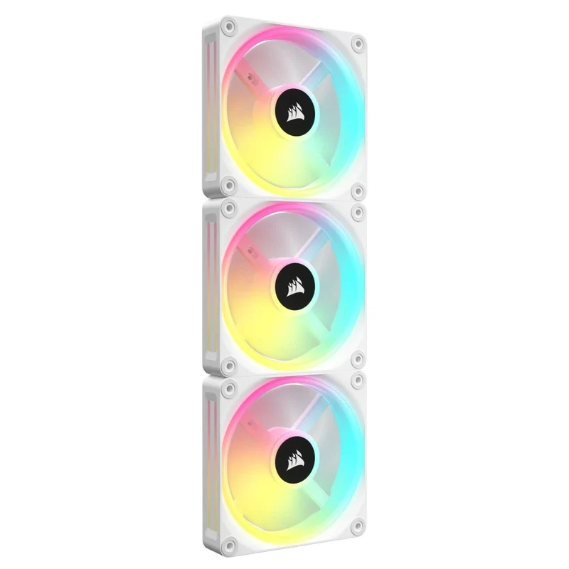 Corsair iCUE Link QX120 RGB 120mm PWM PC Fan Expansion Kit (White) (Single Pack)