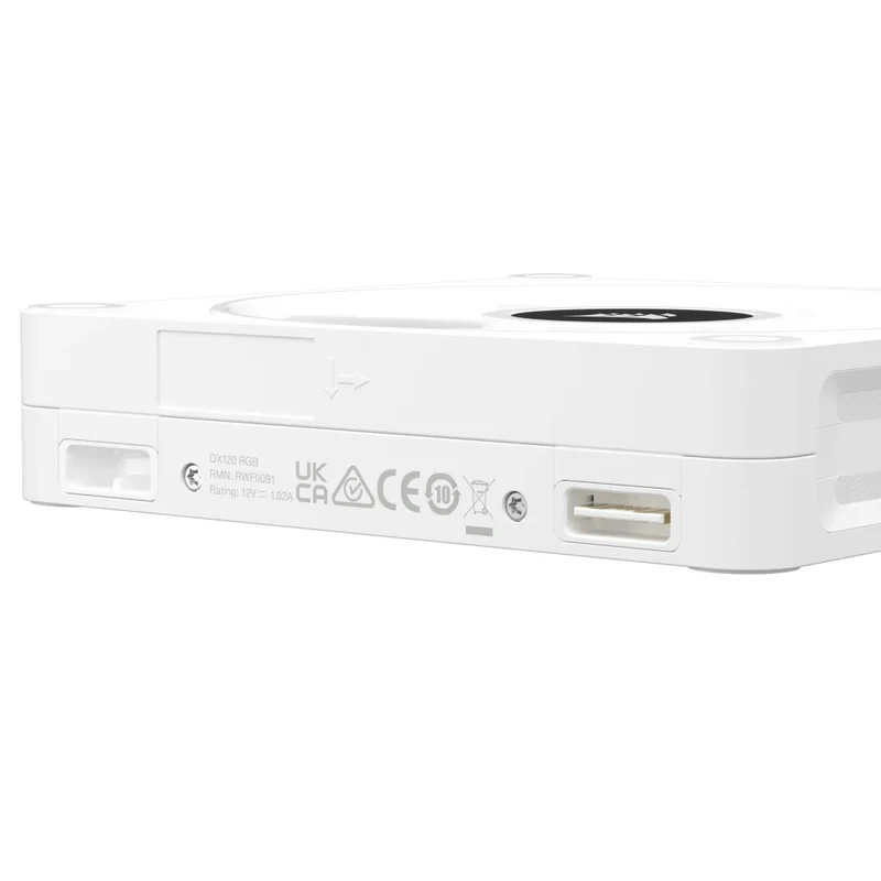 Corsair iCUE Link QX120 RGB 120mm PWM PC Fan Expansion Kit (White) (Single Pack)