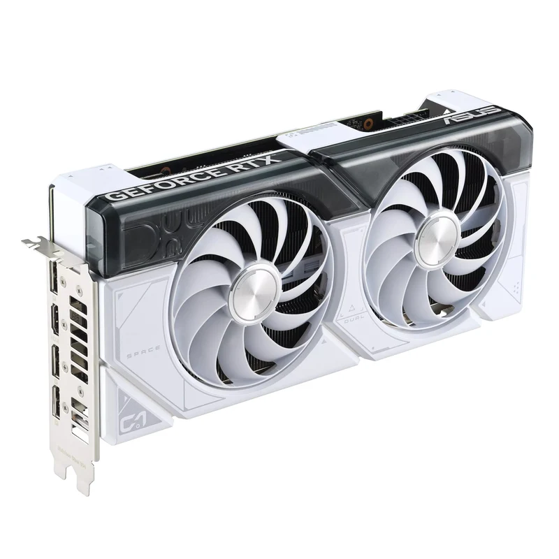 Asus Dual Geforce RTX 4070 OC 12GB GDDR6X Graphics Card (White)