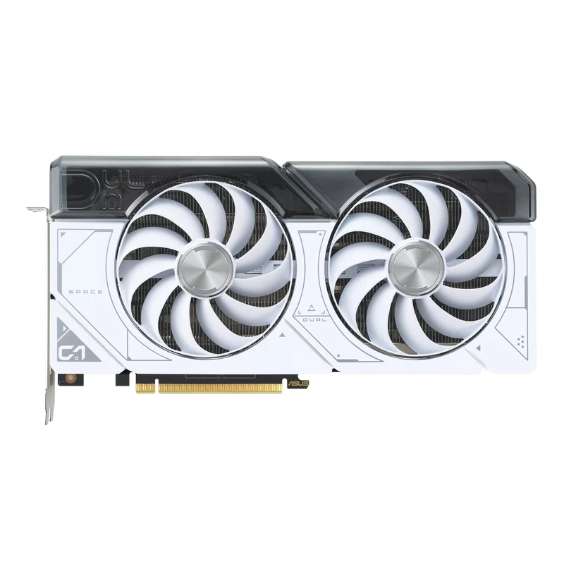 Asus Dual Geforce RTX 4070 OC 12GB GDDR6X Graphics Card (White)