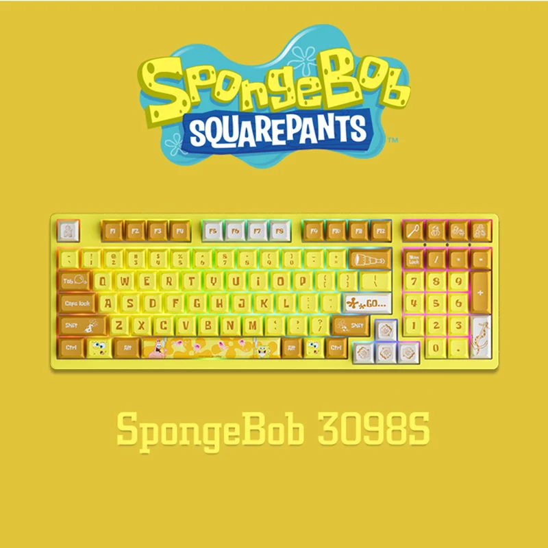 Akko SpongeBob 3098S RGB Wired Mechanical Keyboard
