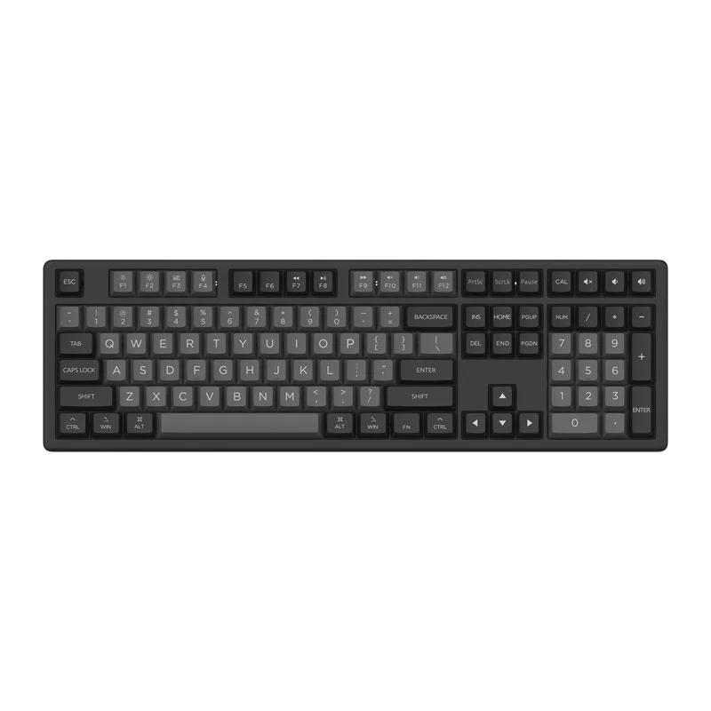 Monsgeek MX108 Business Wireless Keyboard & Mouse Combo (Black & Silver)