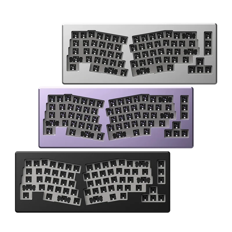 Monsgeek M6 QMK Aluminum Hot Swappable Mechanical Keyboard Alice Layout Gasket DIY Kit
