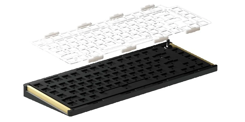 Monsgeek M1W DIY Kit Aluminum Case Multi-Modes RGB Hot-Swappable Mechanical Keyboard