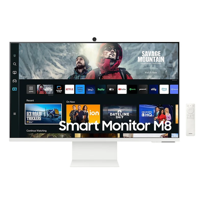 Samsung M8 M80C LS32CM801UEXXP 32" 4K 60HZ HDR10+ VA Smart Monitor With Speakers & Remote (Warm White)
