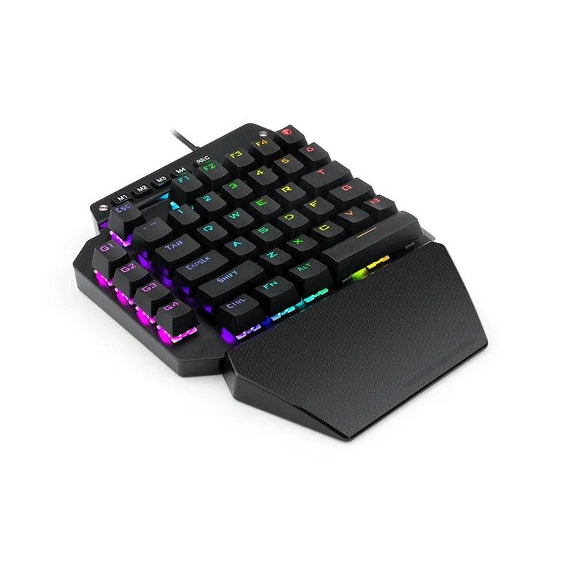 E-Yooso K-700 44keys One-Handed RGB Mechanical Gaming Keyboard (Brown Switch)