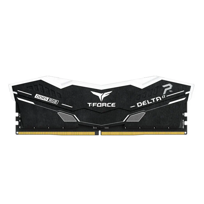 Teamgroup T-Force Delta A RGB 16GB (1x16GB) DDR5 AMD Expo 6000MHz CL38-38-38-78 1.25V Gaming Desktop Memory (Black) (FF7D516G6000HC38A01)