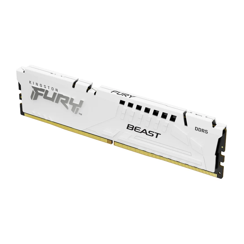 Kingston Fury Beast 32GB (1x32GB) DDR5 6000MT/S Memory (White) (KF560C40BW-32)