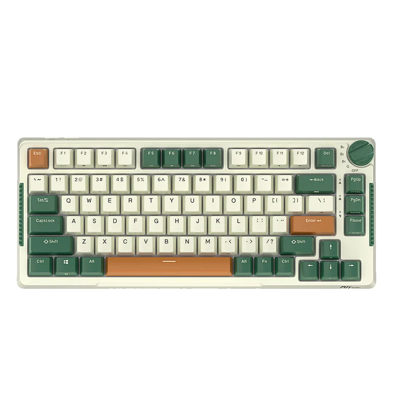 Royal Kludge RK-H81 Tri-Mode RGB 81 Keys Hot Swappable Mechanical Keyboard Timing Machine (k Silver Switch)