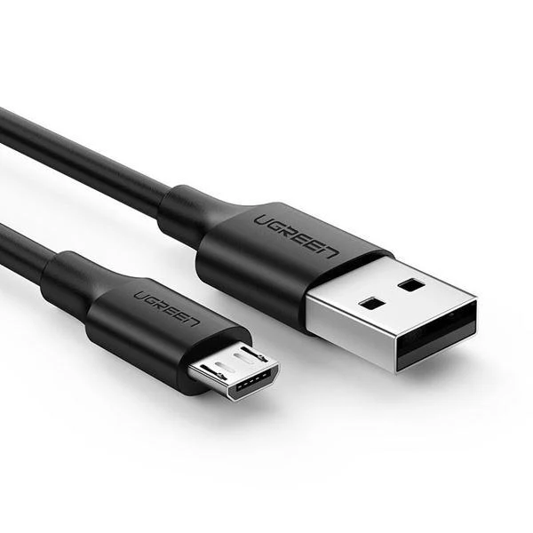 UGreen USB 2.0 A To Micro USB Cable - 0.25m (Black) (US289/60134)