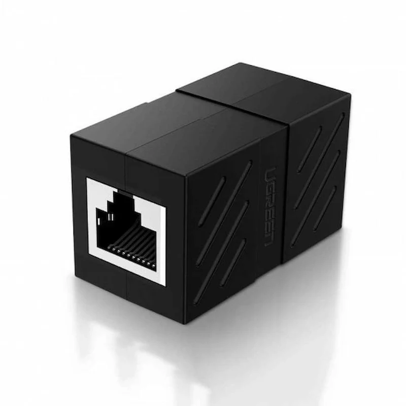 UGreen RJ45 Ethernet Cable Extender Adapter - 1 Piece (Black) (NW114/20390)