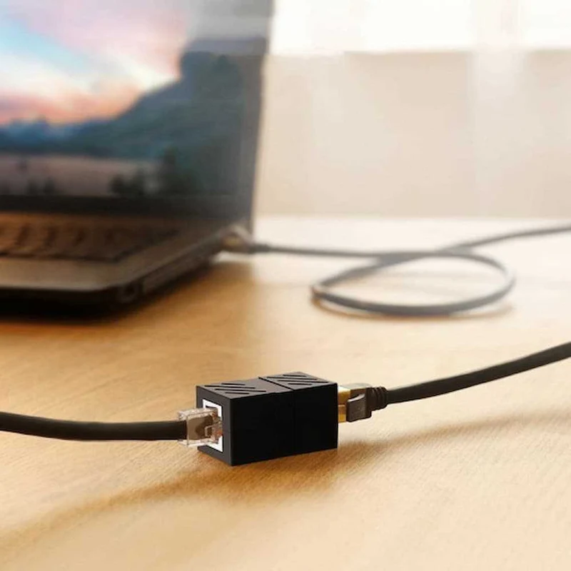 UGreen RJ45 Ethernet Cable Extender Adapter - 1 Piece (Black) (NW114/20390)