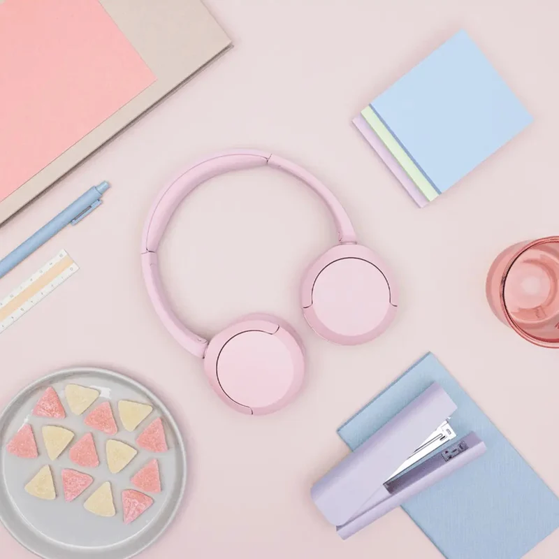 Sony WH-CH520 Wireless Headphones (Blue, Beige, Black, Pink, Yellow)