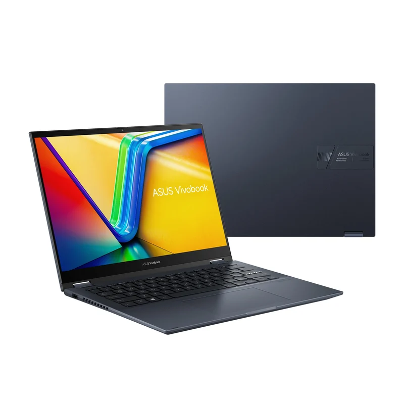 Asus Vivobook S 14 Flip TN3402YA-LZ096WS Laptop (Quiet Blue) | 14 WUXGA | R5-7530U | 1TB SSD | 16GB RAM | AMD Radeon Graphics | Windows 11 Home | MS Office Home & Student 2021 | Asus BP1504 Casual Backpack