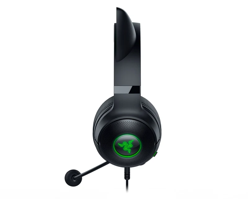 Razer Kraken Kitty V2 USB Headset With RGB Kitty Ears (Black)