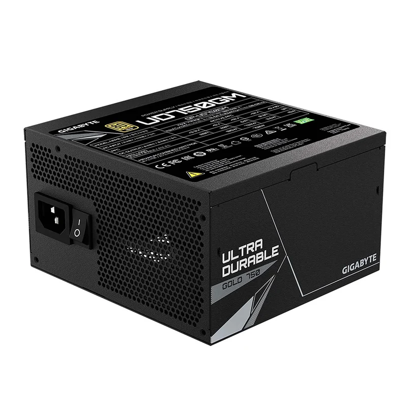 Gigabyte GP-UD750GM 750W 80 Plus Gold Power Supply + 16-Pin Cable