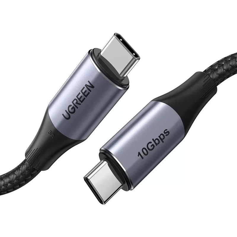 UGreen USB-C 3.1 Gen2 Male To Male 5A Data Cable - 1M (Black) (US355/80150)