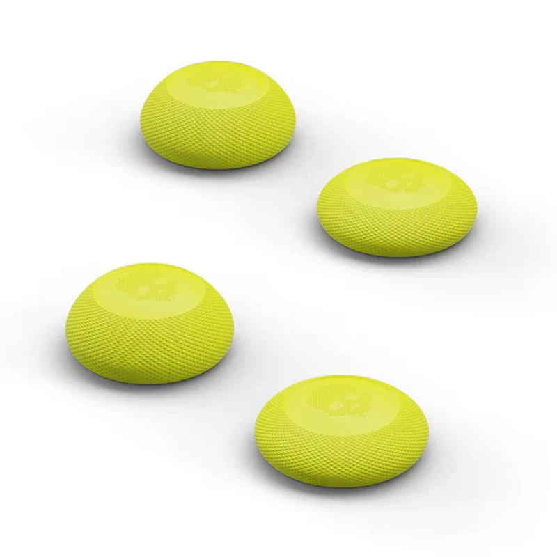 Skull & Co. Convex Thumb Grip For Switch Pro / PS4 / PS5 Controller (2 Pairs) (Neon Yellow) (TG005-CV-YL)