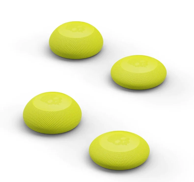 Skull & Co. Convex Thumb Grip For Steam Deck / ROG Ally (2 Pairs) (Neon Yellow) (SDTG-CV-YL)