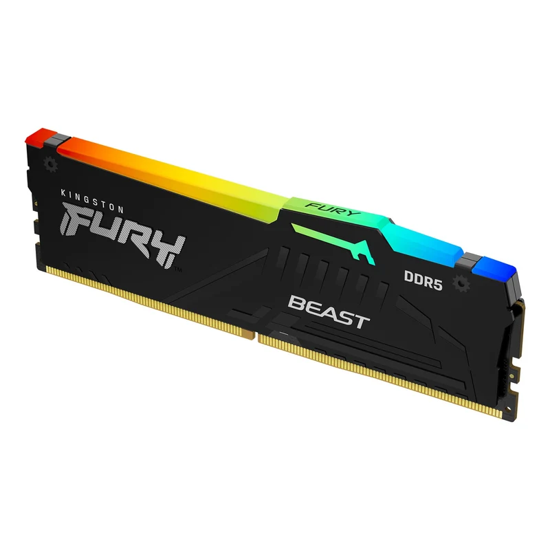 Kingston Fury Beast 16GB (1x16GB) DDR5 RGB 5600MT/S Memory (KF556C36BBEA-16)
