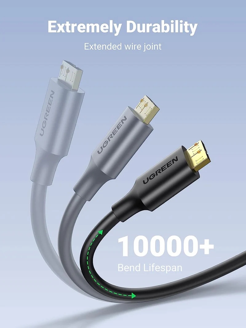 UGreen USB 3.0 A Male To Micro USB 3.0 Male Cable - 1m (Black) (US130/10841)