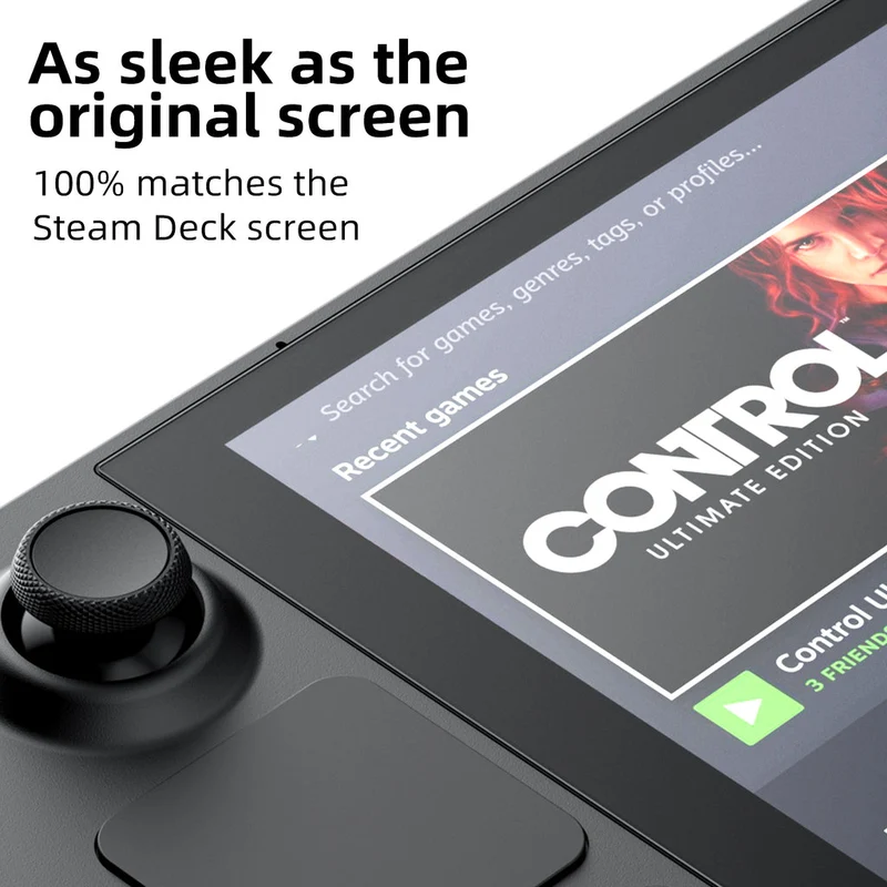 Skull & Co. Tempered Glass Screen Protector for Steam Deck 2-Pack (SDSP2)