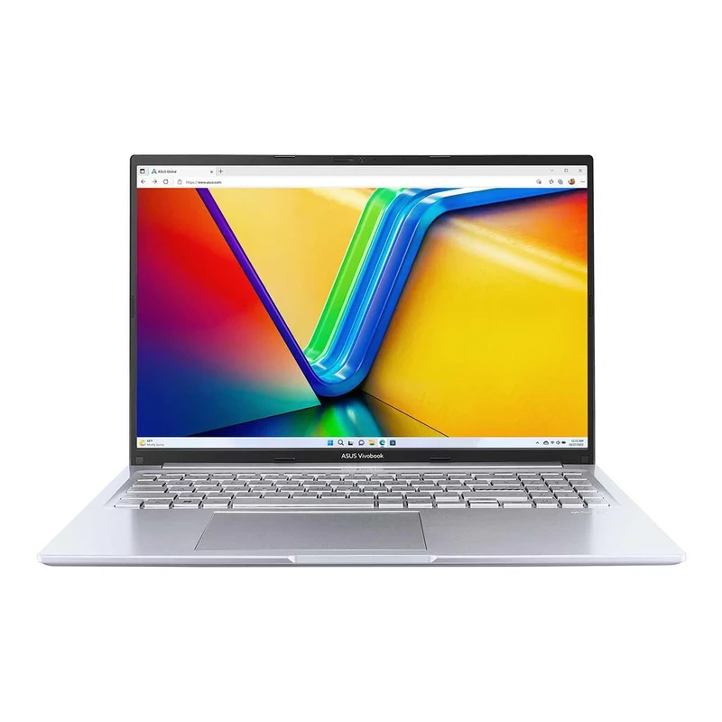 Asus Vivobook 16 X1605ZA-MB411WS Laptop (Transparent Silver) | 16” WUXGA IPS (1920x1200) | i7-1255U | 8GB RAM | 512GB SSD | Intel UHD Graphics | Windows 11 Home | MS Office Home & Student 2021 | Asus AP4600 Backpack