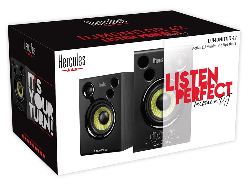 Hercules DJMonitor 42 Active DJ Monitoring Speaker (4780886/4768222)