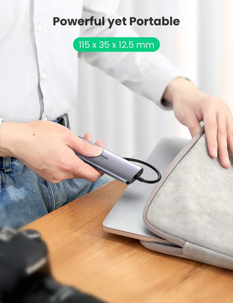 UGreen USB-C 5-IN-1 Multifunction Adapter (Space Gray) (CM136/70495)