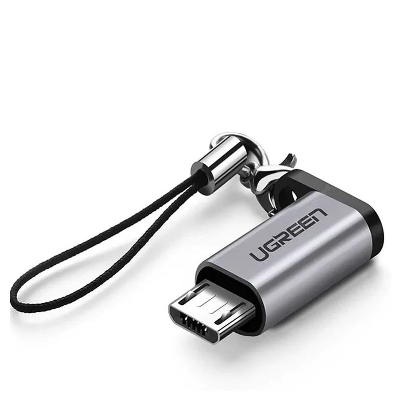 UGreen Micro USB Male To USB-C Female Adapter (Gray) (US282/50590)
