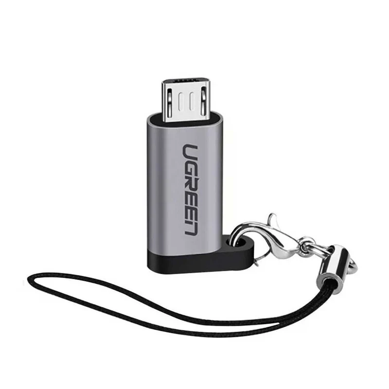 UGreen Micro USB Male To USB-C Female Adapter (Gray) (US282/50590)