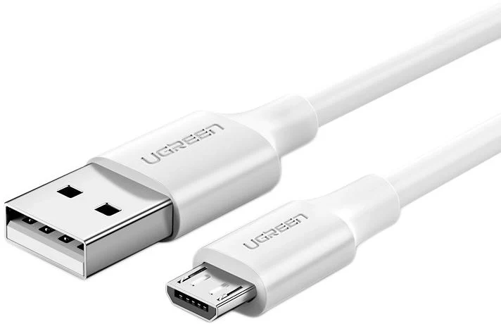UGreen Micro USB Male To USB 2.0 A Male Cable - 1m (White) (US289/60141)