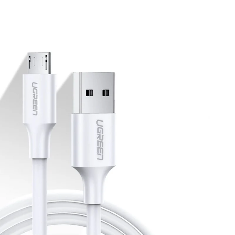 UGreen Micro USB Male To USB 2.0 A Male Cable - 1m (White) (US289/60141)