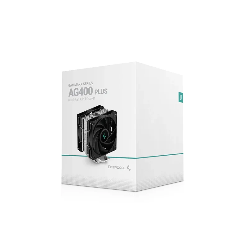 Deepcool Gammaxx AG400 Plus 120MM Dual-Fan CPU Cooler (R-AG400-BKNNMD-G)