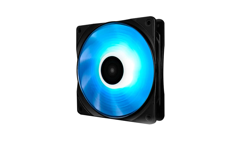 Deepcool RF120 Hydro Bearing 120MM 500-1500RPM PWM Control With Cable Controller High Brightness RGB LED Fans (DP-FRGB-RF120-1C)