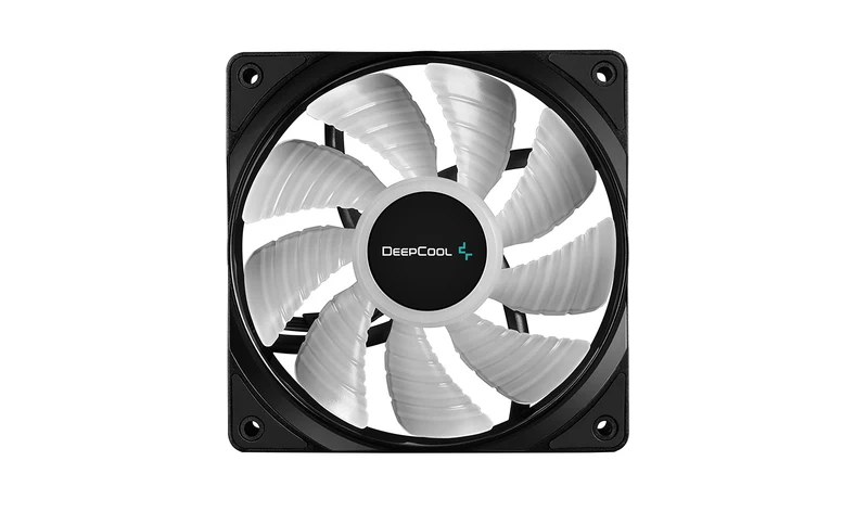Deepcool RF120 Hydro Bearing 120MM 500-1500RPM PWM Control With Cable Controller High Brightness RGB LED Fans (DP-FRGB-RF120-1C)