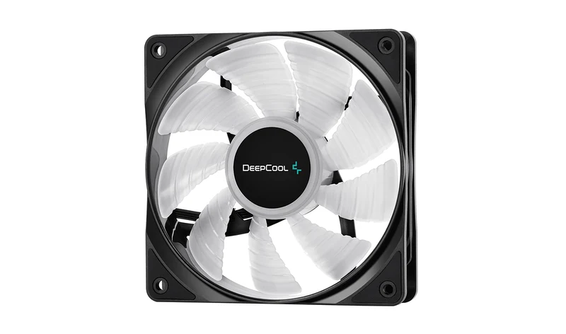 Deepcool RF120 Hydro Bearing 120MM 500-1500RPM PWM Control With Cable Controller High Brightness RGB LED Fans (DP-FRGB-RF120-1C)
