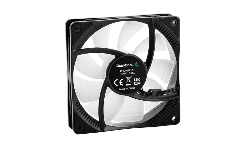 Deepcool RF120 Hydro Bearing 120MM 500-1500RPM PWM Control With Cable Controller High Brightness RGB LED Fans (DP-FRGB-RF120-1C)