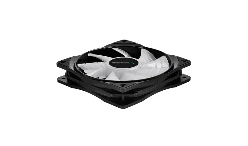 Deepcool RF120 Hydro Bearing 120MM 500-1500RPM PWM Control With Cable Controller High Brightness RGB LED Fans (DP-FRGB-RF120-1C)
