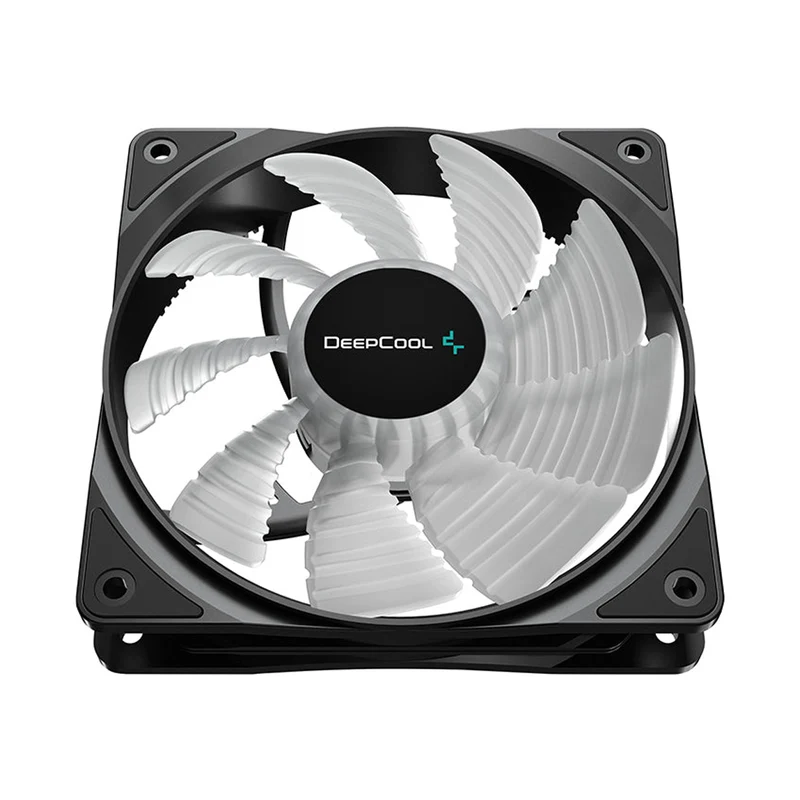 Deepcool RF120 FS 3-IN-1 3X120MM Hydro Bearing 500-1500RPM PWM Control 9 Blades 4-PIN RGB LED Fans (DP-FLED3-RF120FS-3P)