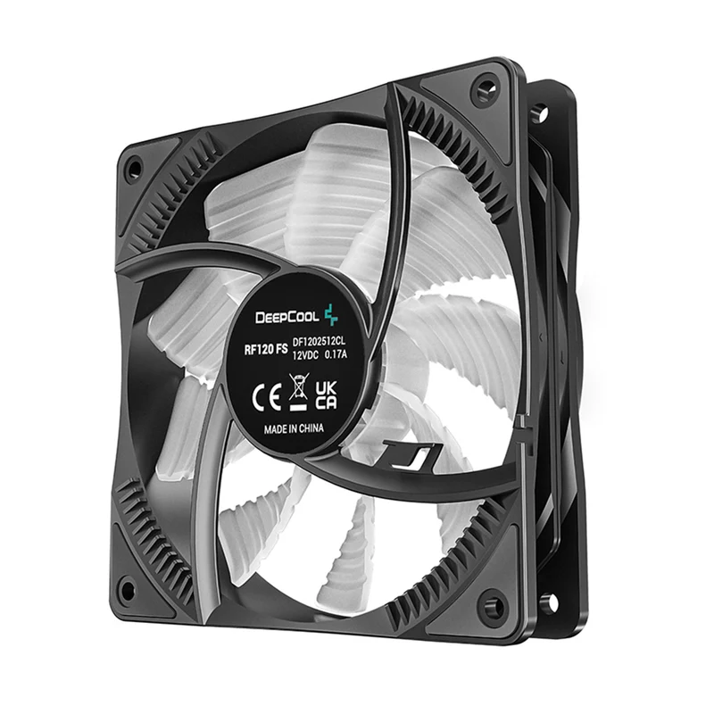 Deepcool RF120 FS 1X120MM Hydro Bearing 500-1500RPM PWM Control 9 Blades 4-Pin RGB LED Fan (DP-FLED3-RF120-FS)