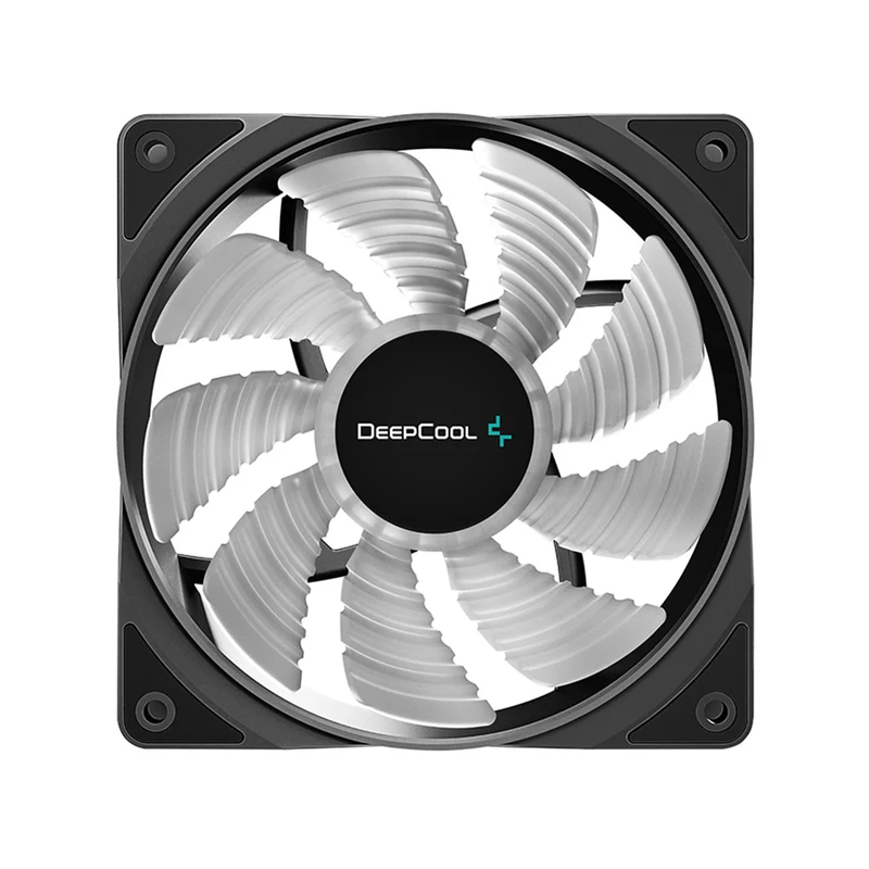 Deepcool RF120 FS 1X120MM Hydro Bearing 500-1500RPM PWM Control 9 Blades 4-Pin RGB LED Fan (DP-FLED3-RF120-FS)